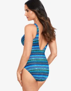 Miraclesuit Veranda Odyssey Swimsuit - Blue Clearance