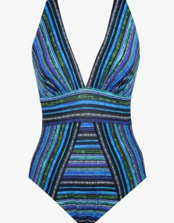 Miraclesuit Veranda Odyssey Swimsuit - Blue Clearance