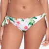 Lauren Ralph Lauren Watercolour Tropical Tie Side Hipster Bikini Pant - White Multi Discount