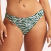 Seafolly Wild at Heart High Cut Rio Bikini Pant - Evergreen Best