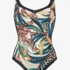 Charmline Wild Swing Swimsuit - Botanical Leo Fashion