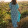 Pitusa Yin-Yang Kaftan - Blue Online
