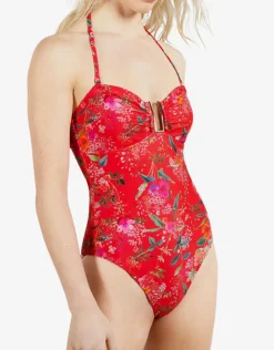 Ted Baker Yuliiaa U Bar Bandeau Swimsuit Clearance