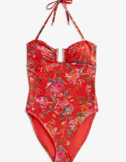 Ted Baker Yuliiaa U Bar Bandeau Swimsuit Clearance