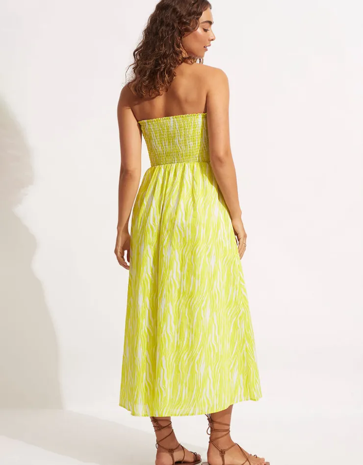 Seafolly Zahara Dress Skirt - Celery Discount