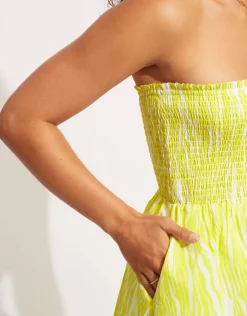Seafolly Zahara Dress Skirt - Celery Discount