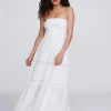 Pia Rossini Zahara Maxi Dress - White Hot