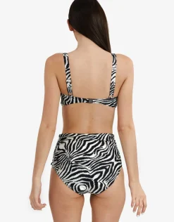 Panos Zebra Chara Bikini Pant - Brown and White Best
