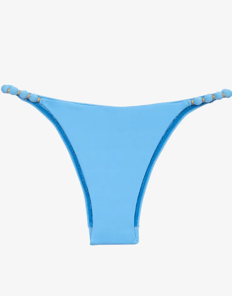 ViX Paula Hermanny Zen Beads Brazilian Bikini Pant - Blue Hot